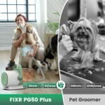 Dog Grooming Vacuum, Pet Grooming Kit with Clipper Nail Trimmer Grinder, 2.5L Dust Cup 7 Grooming Tools 11000Pa Dog Hair Vacuum for Shedding Grooming, Home Cleaning, PG50 Plus - Image 5