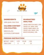 PAWUP Freeze Dried Cat & Dog Treats, Natural Quail Egg Yolk, Single Ingredient, High-Protein Pet Snacks for Skin & Coat Health, No Artificial Additives, 9.2 oz - Image 7