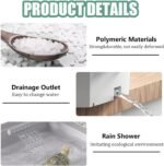 Escape-Proof 3 Gallon Turtle Tank Kit for Hatchlings - Compact Acrylic Aquarium with Basking Platform & Filter, Multi-Zone Desktop Habitat, Easy Clean - Image 4