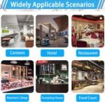 40L Meat Mixer & Blender, 550W Stainless Steel Stuffing Mixer, with Forward & Reverse Rotation, Electric/Manual Food Processor For Home & Commercial Use in Processing Sausages Dumplings - Image 10