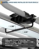 GarveeLife 51 in x 36 in Universal Roof Rack Carrier Basket, 200 LBS Capacity Rooftop Cargo Rack, Car Top Luggage Holder Basket Heavy Duty for SUVs, Trucks, Vehicles - Image 7