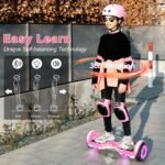 self balance scooter,Self-Balancing self balance scooter with LED Lights for Kids Ages 6-12 - Image 4