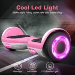 self balance scooter,Self-Balancing self balance scooter with LED Lights for Kids Ages 6-12 - Image 5