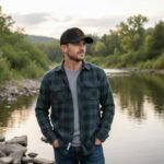 Leather Patch Trucker Hat-Adjustable Baseball Caps,Snap Back Trucker Cap Gift for Men Women Accessory - Image 5