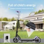 ECOROAD Kids Electric Scooter,200W Motor & 9 Miles Range,Up to 12 MPH,Dual Brake System,Bluetooth Music & Foldable & Adjustable Height for Kids Ages 6-12 - Image 4