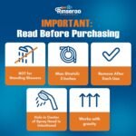 Rinseroo Slip-On Bathtub Faucet Sprayer Attachment. Ultra-Flex Dog Shower Adapter Portable With Pet Showerhead. Attach to Tub Spout 5 Foot Hose. No Install for Speedy Washing - Image 4