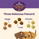 Old Mother Hubbard Wellness Training Bitz Assorted Mix Dog Biscuits, Natural, Training Treats, Three Flavors, Small Size, (8 Ounce Bag) - Image 4