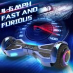 XERATH hoverboard with Bluetooth Speaker,hooverboard LED Light & Science Fiction Design,hoverboards for a 7-12 year old on UL2272 standard,self balancing scooters - Image 4