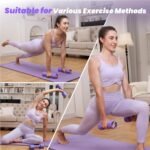 Zempox Adjustable Dumbbell Set of 2, 4 in 1 Hand Weights for Women at Home, 5 lb Weights Dumbbells set of 2, Each 2lb 3lb 4lb 5lb with TPU Soft Rubber Handle for Home Gym Exercise Training - Image 7