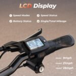 iScooter Electric Scooter with Seat, 37/21 Miles Long Range & 28/19/15.6 MPH Top Speed, 14"/12"/10" Pneumatic Tire, Height Adjustable Seat & Handlebar, Dual Suspensions Commuting Scooter with Basket - Image 4