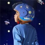 Retro Kids 3/4 Motorcycle Half Helmet,DOT Approved Toddler Vintage Open Face Electric Scooter Go-Kart Dirt-Bike ATV Youth Child Moped Bicycle Helmets for 2-14 Years Old - Image 4