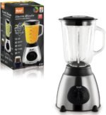RAF Professional Electric Blender, 1000W Motor, 1.5L Glass Jar, Stainless Steel 6-Blade System, 12000RPM Power, BPA Free - Image 3