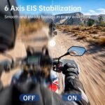 Action Camera 4K 60FPS with Touch Screen 20MP Waterproof Camera Underwater 131FT with EIS for Snorkeling Helmet Bike 170° Wide Angle Remote WiFi 5XZoom - Image 4