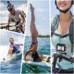 Action Camera 4K 60FPS with Touch Screen 20MP Waterproof Camera Underwater 131FT with EIS for Snorkeling Helmet Bike 170° Wide Angle Remote WiFi 5XZoom - Image 7