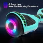 SISIGAD A12 Mixed Color Hoverboard, with Bluetooth and Colorful Lights Self Balancing Scooter - Image 5