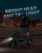 Urbanmax C1 Electric Scooter for Adults & Teens,20 Miles Range, 265 Lbs,Top Speed 16MPH, Wide Anti-Slip Deck for Commute, Groceries, Pets, Foldable Commuter Escooter with Seat and Basket - Image 5