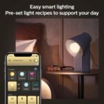 Philips Hue Smart 60W A19 LED Bulb - White Ambiance Warm-to-Cool White Light - 2 Pack - 800LM - E26 - Indoor - Control with Hue App - Works with Alexa, Google Assistant and Apple Homekit - Image 6