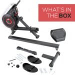 SereneLife Air & Magnetic Rowing Machine - Measures Time, Distance, Stride, Calories - For Gym or Home Cardio Workout - Image 8