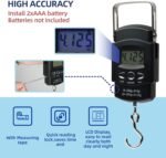 Fishing Kit,Filleting Knife,Hook Remover,Fish Grip, Line Cutter,Fishing Scale, Pliers with Lanyards,Not Include Batteries - Image 5