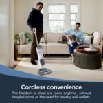 Shark Freestyle Max Cordless Upright Vacuum, Multi-Surface Cleaning, Lightweight, Easy Maintenance, with Large Dust Cup and 2-Speed Brushroll, LED Headlights, Nordic Blue, SV2002 - Image 3
