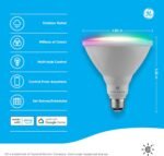 GE CYNC Smart LED PAR38 Flood Light Bulb - WiFi & Bluetooth Color Changing RGB Outdoor Light Bulbs - 90W Equivalent, Compatible with Alexa & Google Home - Dimmable, Long Lasting, Tuneable - Pack of 2 - Image 3