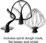 Hamilton Beach Professional All-Metal Stand Mixer with Specialty Attachment Hub, 5 Quart Bowl, 12 Speeds, Includes Flat Beater, Dough Hook, Whisk (63240) - Image 7