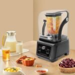 2200W Commercial Blender with Soundproof Shield, Professional Quiet Blender for Shakes and Smoothies, 68oz Heavy Duty Countertop Blender for Ice, High Speed Mixer for Kitchen & Shop - Image 5