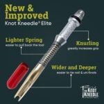 KNOT KNEEDLE The Epic – Advanced Fishing Knot Tying Tool for 25+ Knots – Fast, Easy Knot Tyer for Fly Fishing, Small Tippet, and Weak Grip Strength – Anodized Aluminum & Stainless Steel - Image 4