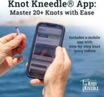 KNOT KNEEDLE The Epic – Advanced Fishing Knot Tying Tool for 25+ Knots – Fast, Easy Knot Tyer for Fly Fishing, Small Tippet, and Weak Grip Strength – Anodized Aluminum & Stainless Steel - Image 6