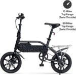 Jetson J5 Electric Bike, Top Speed of 15 MPH, Maximum Range of 15 miles with Twist Throttle Or 30 miles with Pedal Assist, 350-Watt Motor, Ages 12+, Black, JJ5-BLK - Image 7
