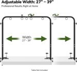 Adjustable Dog Grooming Arm for Table: 42'' Height, 27''–39'' Width, Clamp Fits Up to 2.76'', with Hammock & 2 Nooses – Portable Pet Grooming Station for Nail Trimming, Cats & Dogs at Home - Image 6