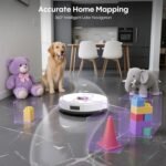 Bagotte Robot Vacuum and Mop, Robotic Vacuum Cleaner with Self Emptying Station for 60 Days, 5000Pa Suction, LiDAR Navigation, No-Go Zones,Wi-Fi/App/Alexa Control, for Carpets & Hard Floors - Image 5
