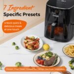 Fullwill Air Fryer 6QT with Clear window, 5-in-1 Multi-Function (Air Fry, Roast, Bake, Reheat, Dehydrate) with 7 One-Touch Presets, 85% Less Oil - Image 4