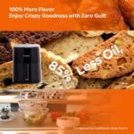 Fullwill Air Fryer 6QT with Clear window, 5-in-1 Multi-Function (Air Fry, Roast, Bake, Reheat, Dehydrate) with 7 One-Touch Presets, 85% Less Oil - Image 7