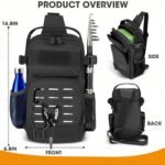 THKFISH 85Pcs Fishing Tool Kit, Fishing Backpack with Tackle Boxes Included, Fishing Tackle Kit Include Fishing Bait Lure Gear Kit, Fishing Pliers, Fish Hook Remover, Lip Gripper - Image 4