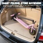 Electric Scooter for Adults, Folding Commuter Kids E-Scooter, 350W Motor, 8.5” Tires, 16–19 MPH, 19–21 Miles Range, Dual Brake, App Control, Lightweight Scooter for Teens - Image 4