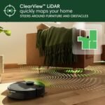 iRobot Roomba 105 Vac Robot Vacuum - Easy to use, Intense Power-Lifting Suction, LiDAR Navigation, Multi-Surface Cleaning, Cleans in Neat Rows, Self-Charging - Image 6