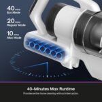 Eureka Cordless Vacuum Cleaner, Anti-Tangle Brushroll, Rechargeable Stick Vacuum, Lightweight for Carpet, Hard Floor, Pet Hair, White NEC280WH - Image 4