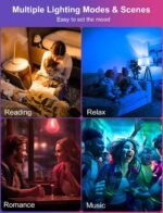 iLC Smart Light Bulb (150 Watt Equivalent) Compatible with Alexa Only, 1550 Lumens, Color Changing Warm White 2700K, 14W Bright LED Bulbs (4 Pack) - Image 7