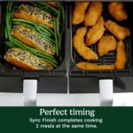Cuisinart Dual Basket Air Fryer, Two Baskets Totals 11 QT, 4 Function Air Fryer to Air Fry, Roast, Bake & Keep Warm, Features Sync Finish & Settings, Toss Reminder, Automatic Warm Mode & Auto-Pause - Image 3