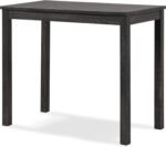 Roundhill Furniture Sora Wood 3-Piece Counter Height Dining Set, Grey,Grey - Image 5