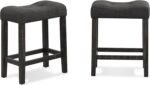 Roundhill Furniture Sora Wood 3-Piece Counter Height Dining Set, Grey,Grey - Image 6