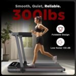 Walden Sports Folding Electric Treadmill with Handle - Portable Running Machine LCD Screen - 6.2mp/h Adjustable Speed - Image 4