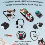 Complete Electrics Stator Coil CDI Wiring Harness Spark Plug Kits Aftermarket Replacement Parts Fit for 50cc 70cc 110cc 125cc ATV Go Kart Quad 4 Wheeler Dirt Pit Bikes. - Image 3