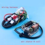 Complete Electrics Stator Coil CDI Wiring Harness Spark Plug Kits Aftermarket Replacement Parts Fit for 50cc 70cc 110cc 125cc ATV Go Kart Quad 4 Wheeler Dirt Pit Bikes. - Image 5