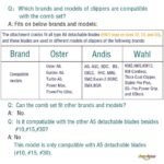Professional Animal Stainless Steel Comb Set for A5-style Detachable Blade Clippers, Snap-On Size #10/15/30 for Pets, Dogs, Cats, and Horses (Not Compatible with 5-in-1 Blades) - Image 3