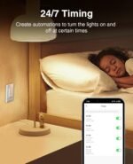 GHome Smart Dimmer Switch, Single Pole, 2.4GHz WiFi Dimmer Light Switch Works with Alexa and Google Home, Voice & APP Remote Control | Timer & Schedule | UL Certified, Neutral Wire Required, 3 PACK - Image 7