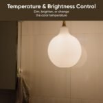 Wyze Bulb White, 800 Lumen, 90+CRI WiFi Tunable-White A19 Smart Light Bulb, Compatible with Alexa and Google Assistant, Two-Pack - Image 3