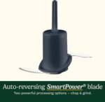 Cuisinart Mini-Prep Plus Food Processor, 24-Ounce Mini Food Processor to Chop Herbs, Vegetables, and Hard Cheese, 24-Ounce Work Bowl, Reversible Stainless Steel Blade, DLC-2ABC, Brushed Chrome - Image 6