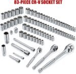 438-Piece Mechanics Tool Set with 3-Drawer Heavy Duty Metal Box Repair Tool Kit - Image 4